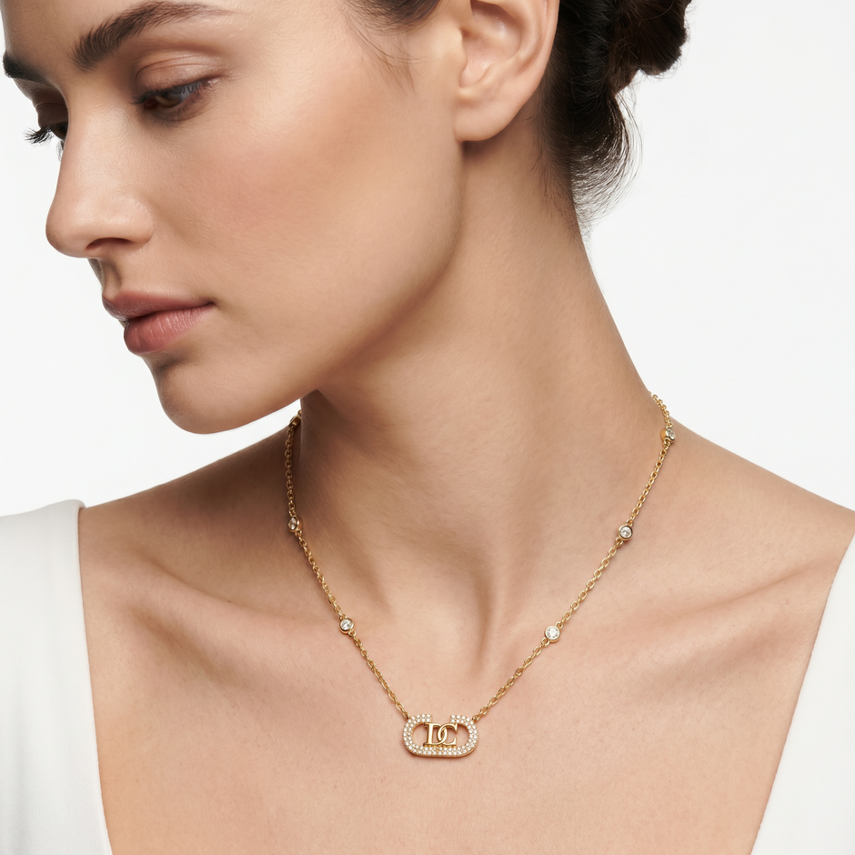 Women Voga Golden Necklace