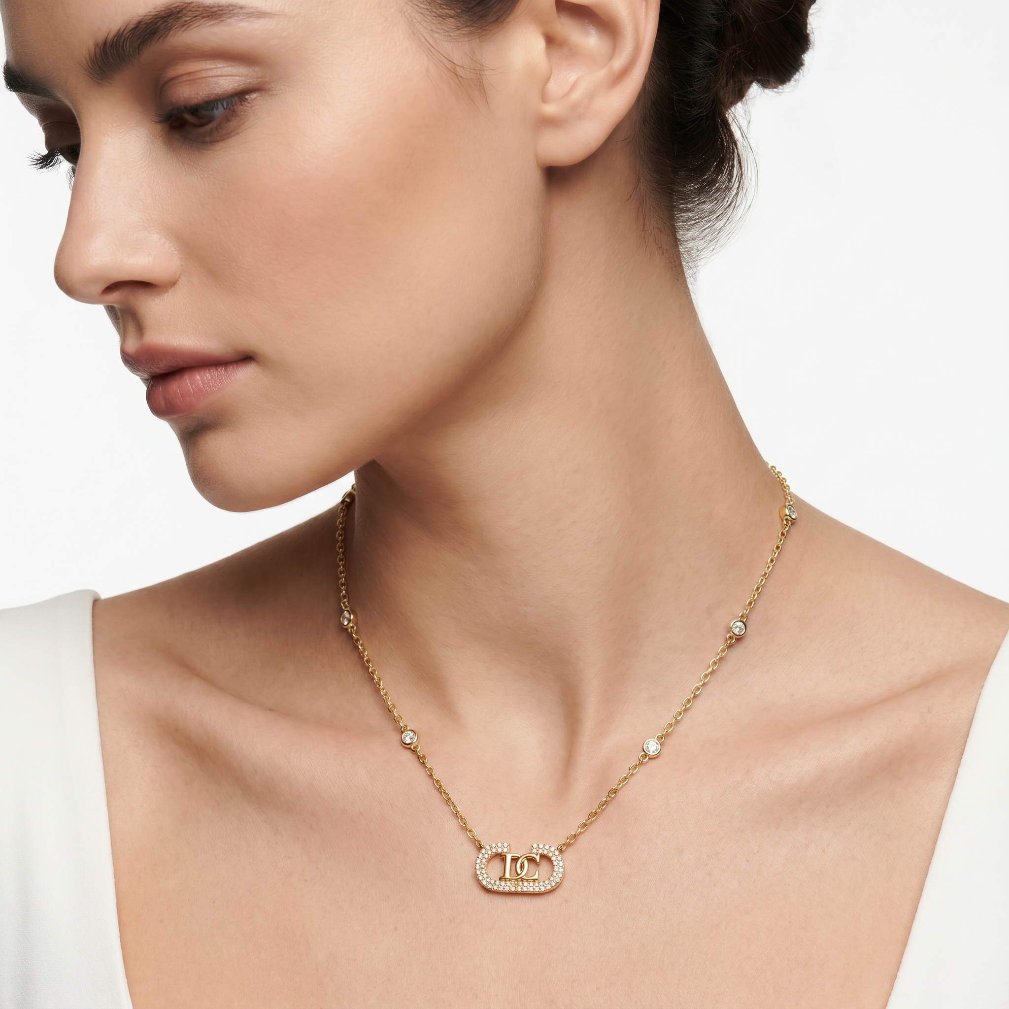 Women Voga Golden Necklace