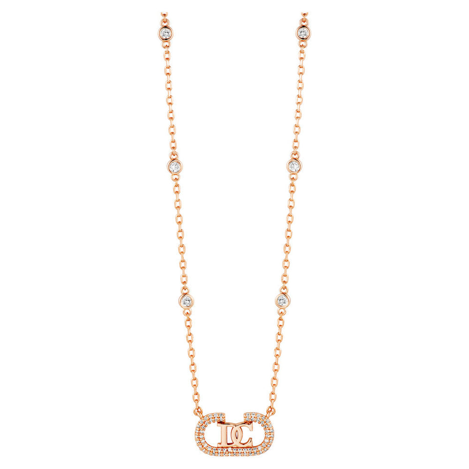 Women Voga Rose Gold Necklace