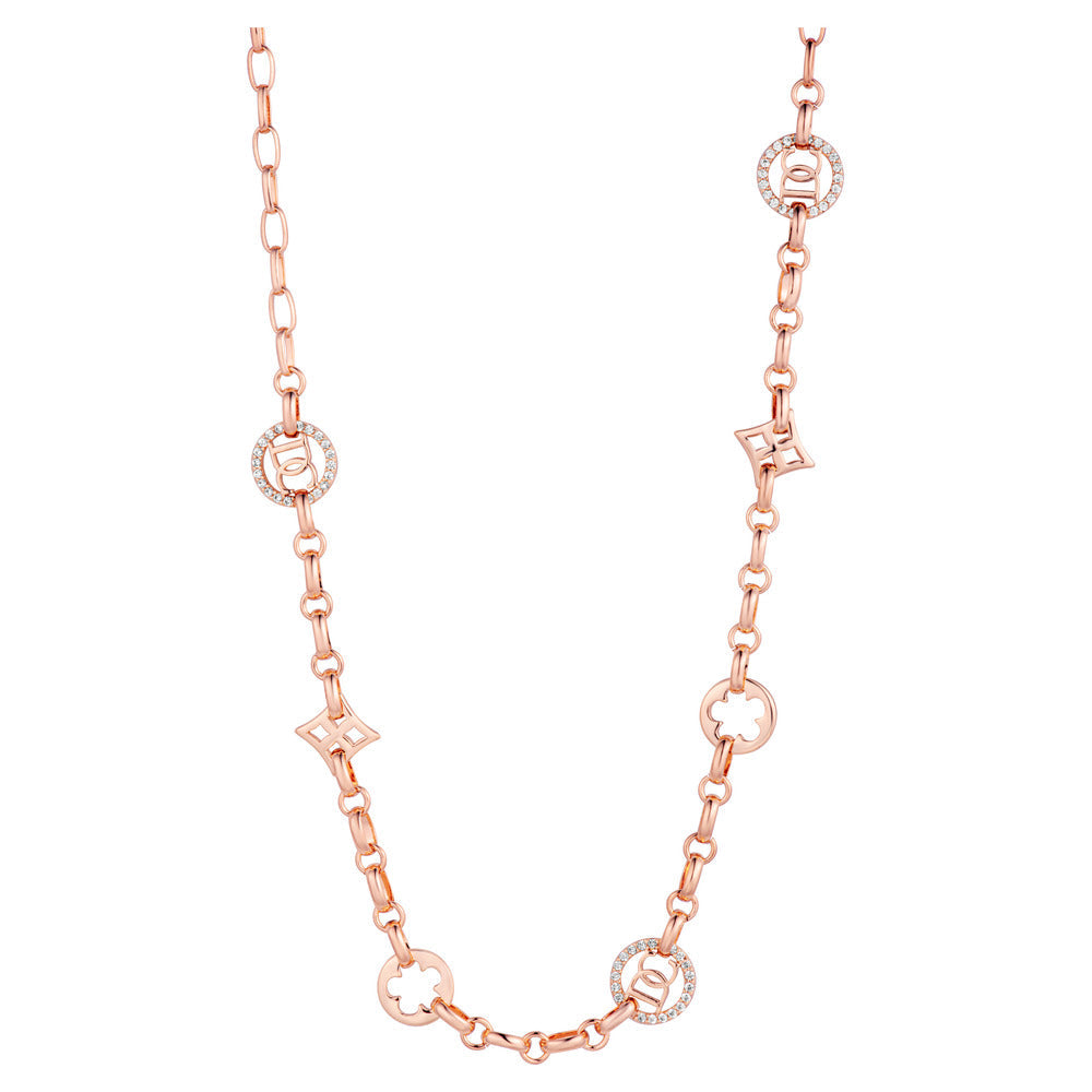 Women Ciondoli Rose Gold Necklace