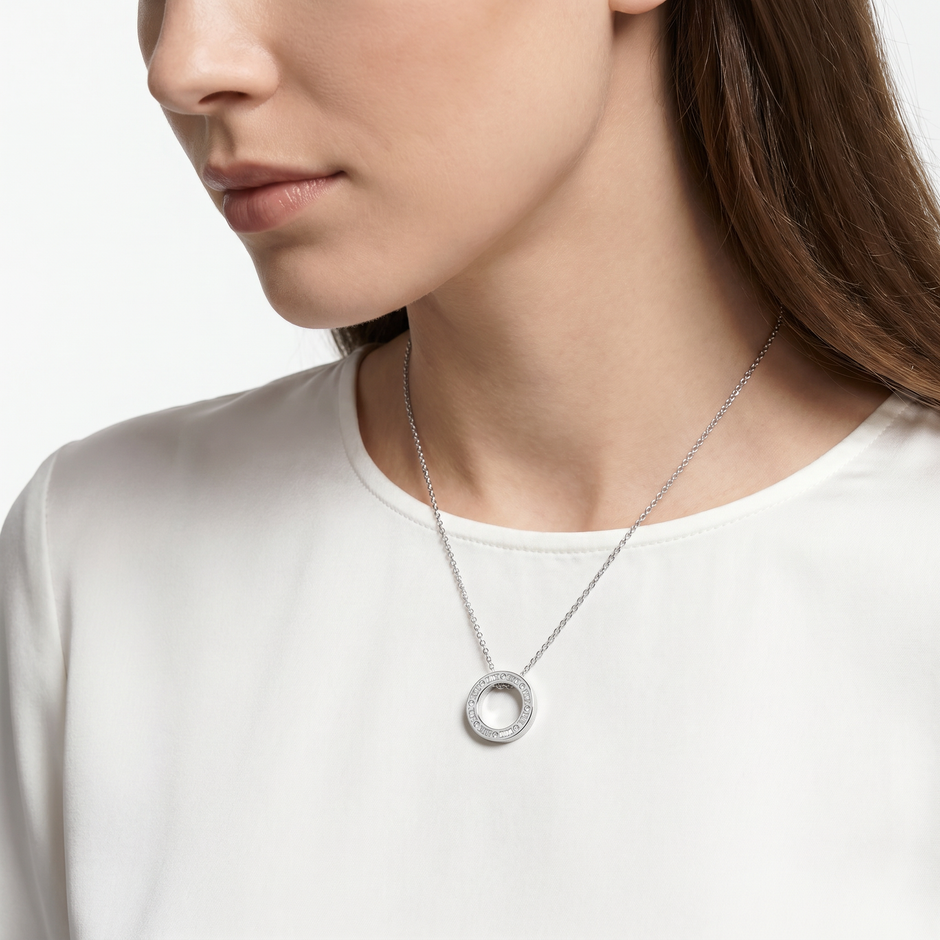 Women Silver Necklace bundle