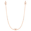 Women Rose Gold Necklace