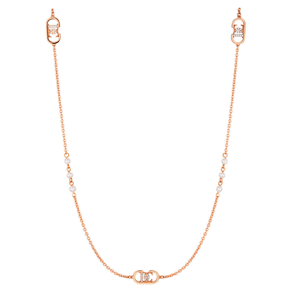 Women Rose Gold Necklace