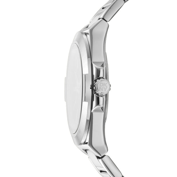 Men Modernist Silver 42mm Watch