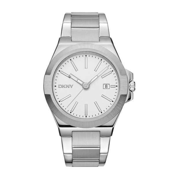 Men Modernist Silver Watch