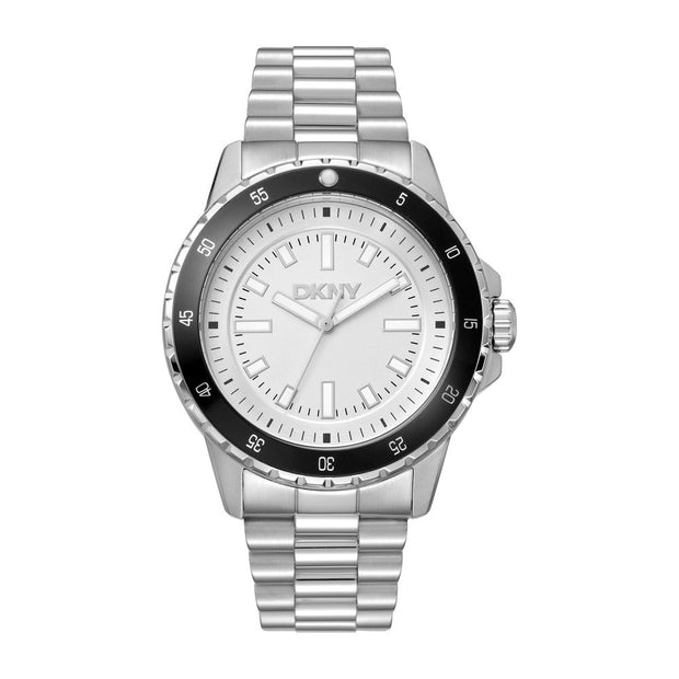 Men Silver 43mm Watch