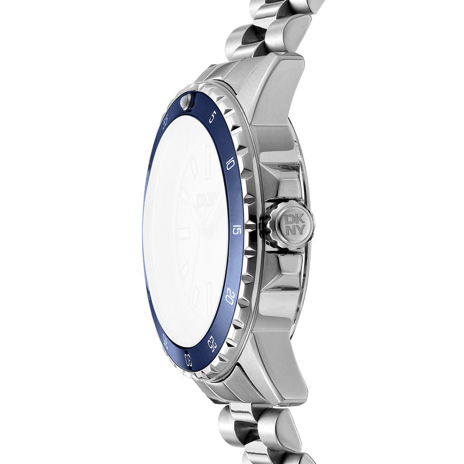 Men Silver 43mm Watch