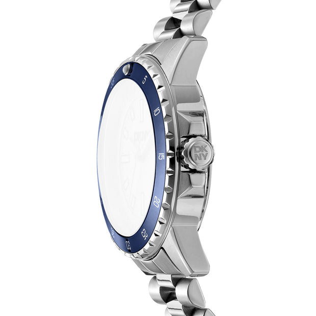 Men Silver 43mm Watch