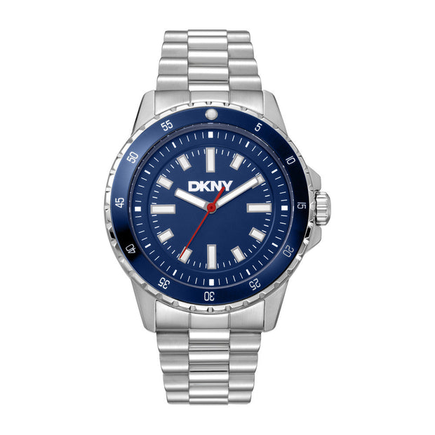 Men Silver 43mm Watch