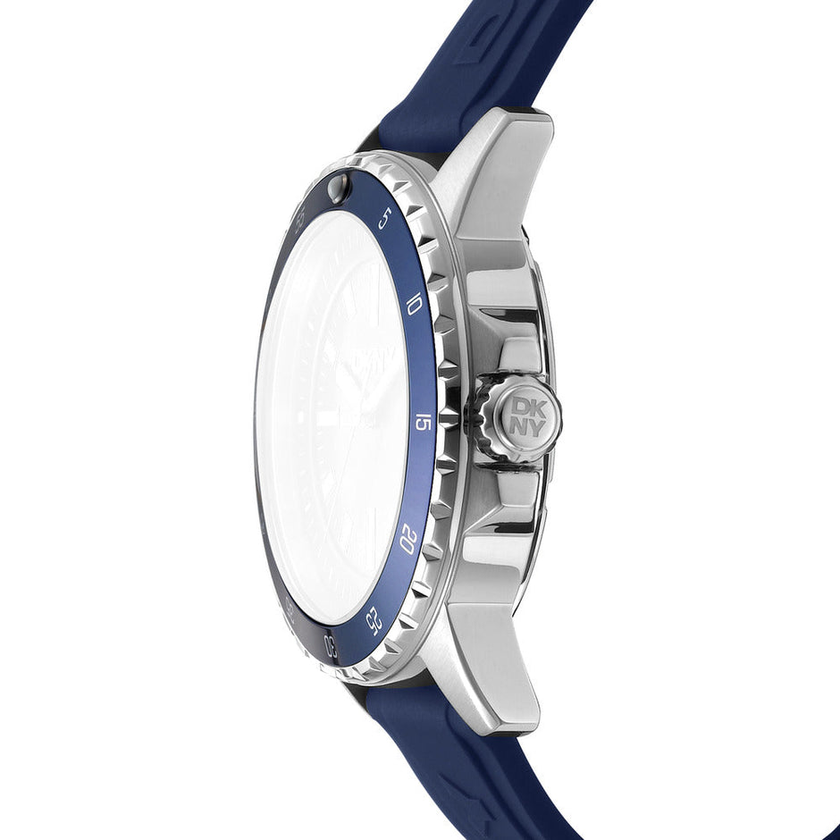 Men Dark Blue 43mm Watch