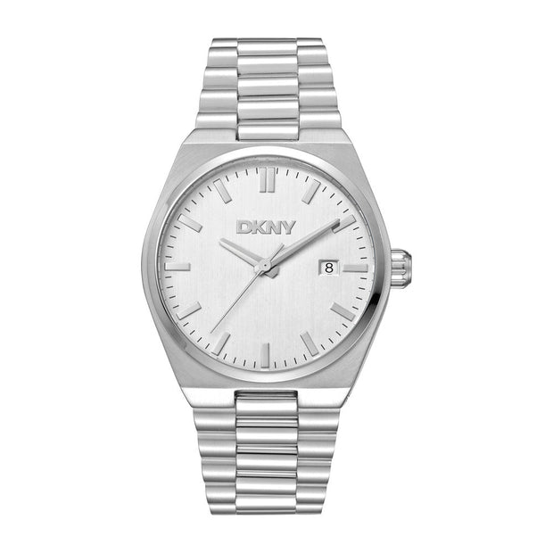Men Silver 40mm Watch