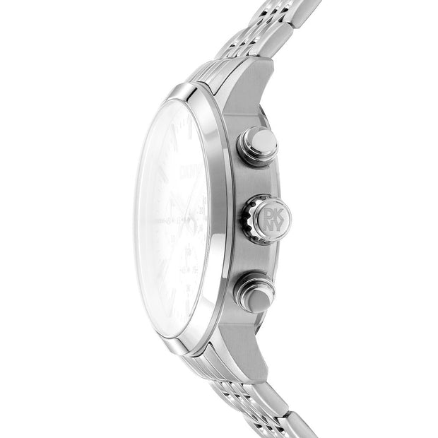 Men Silver 41mm Watch