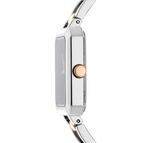 Women Uptown Midi Two Tone Watch