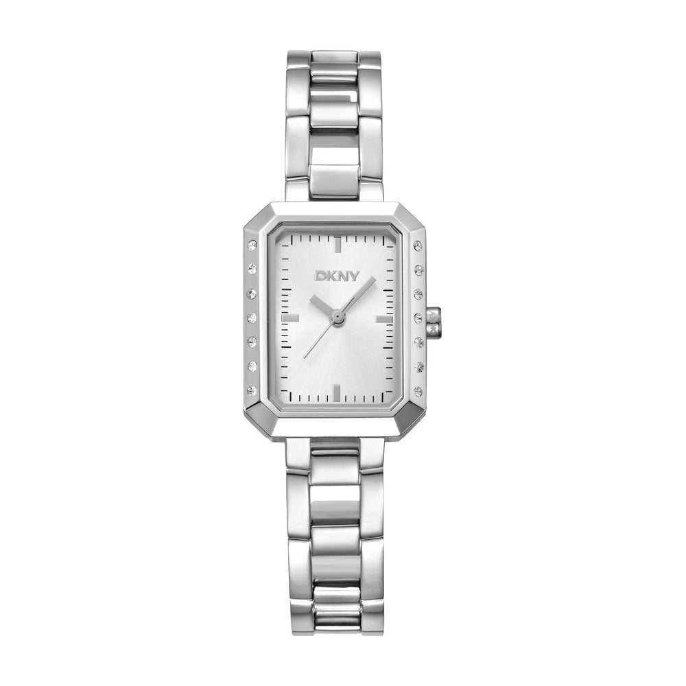 Women Uptown Glitz Silver Watch