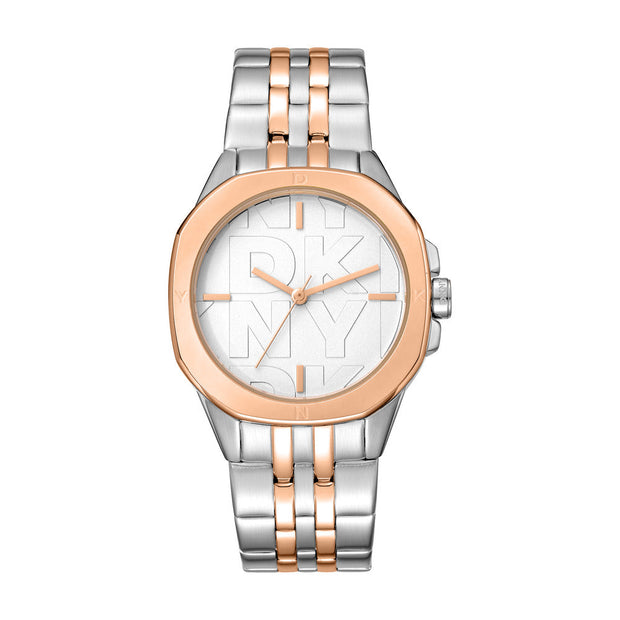 Women Brooklyn Midi Two Tone Watch