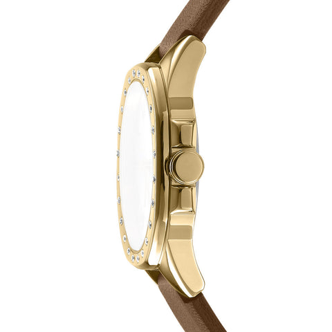 Women Brooklyn Mini Brown Watch