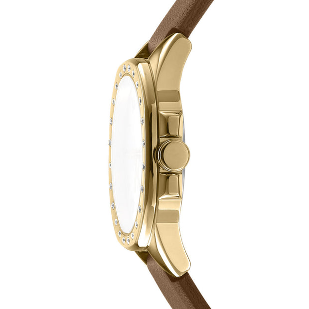 Women Brooklyn Mini Brown 30mm Watch
