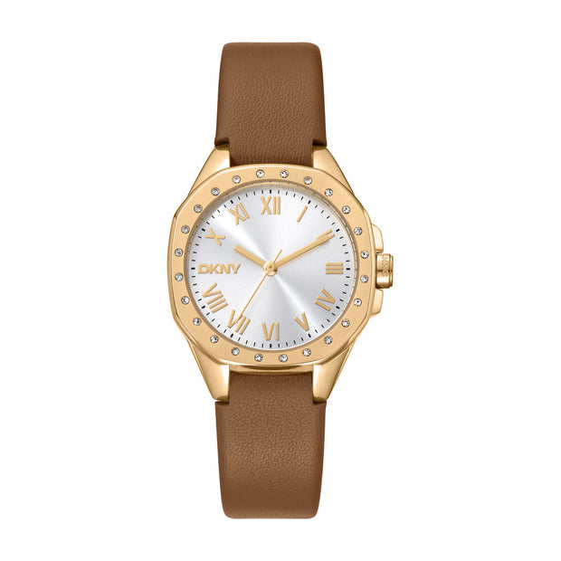 Women Brooklyn Mini Brown 30mm Watch