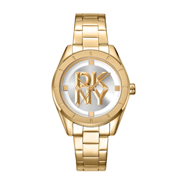 Women Chambers Midi Gold Watch