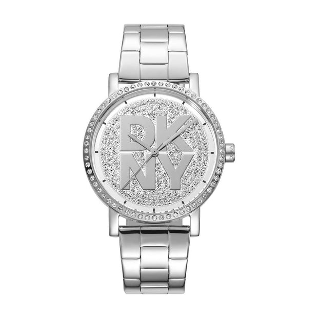 Women Soho Logo Silver 36mm Watch