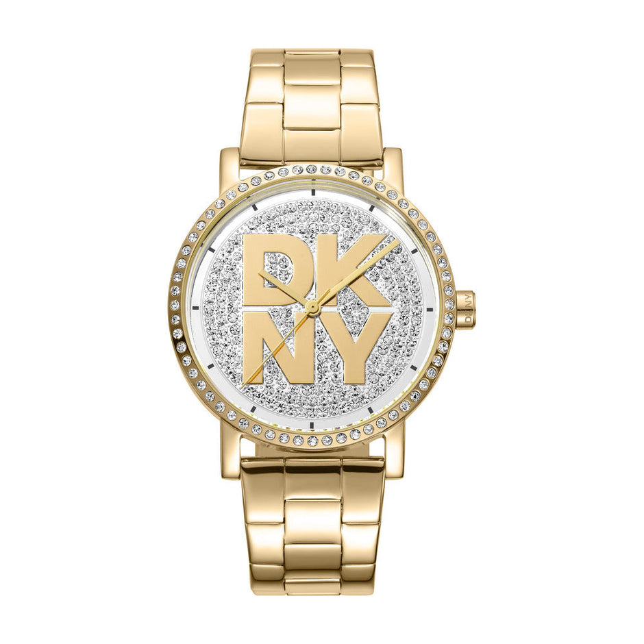 Women Soho Logo Gold 36mm Watch