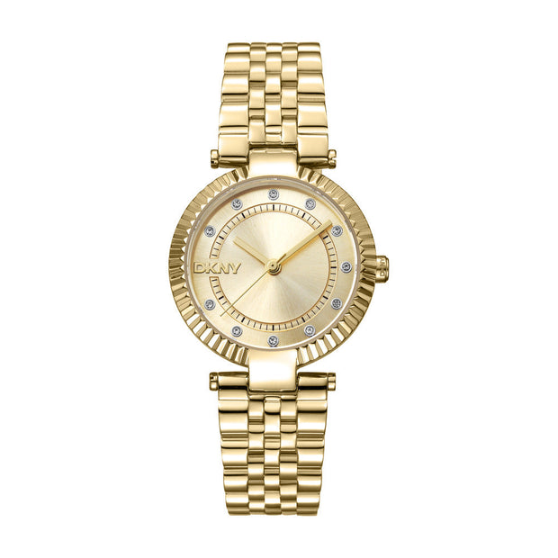 Women Essential Glitz Gold Watch