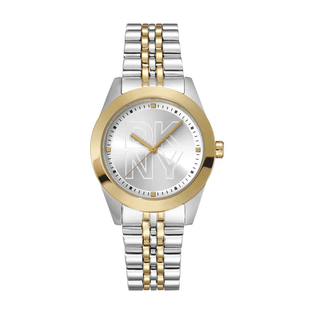 Women Parsons Logo Two Tone Watch