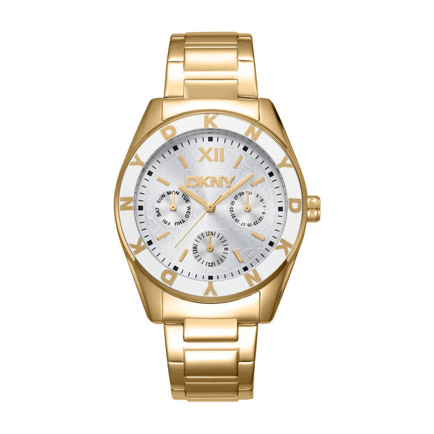 Women Chambers Multi Sport Gold Watch