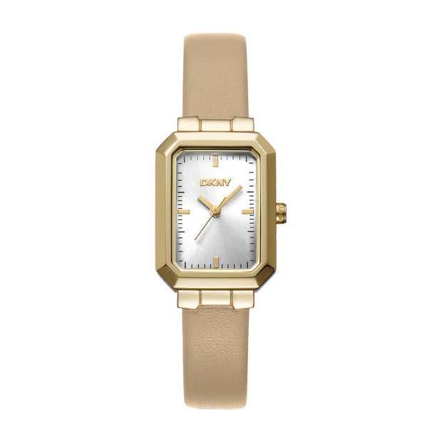 Women Uptown Midi Beige Watch