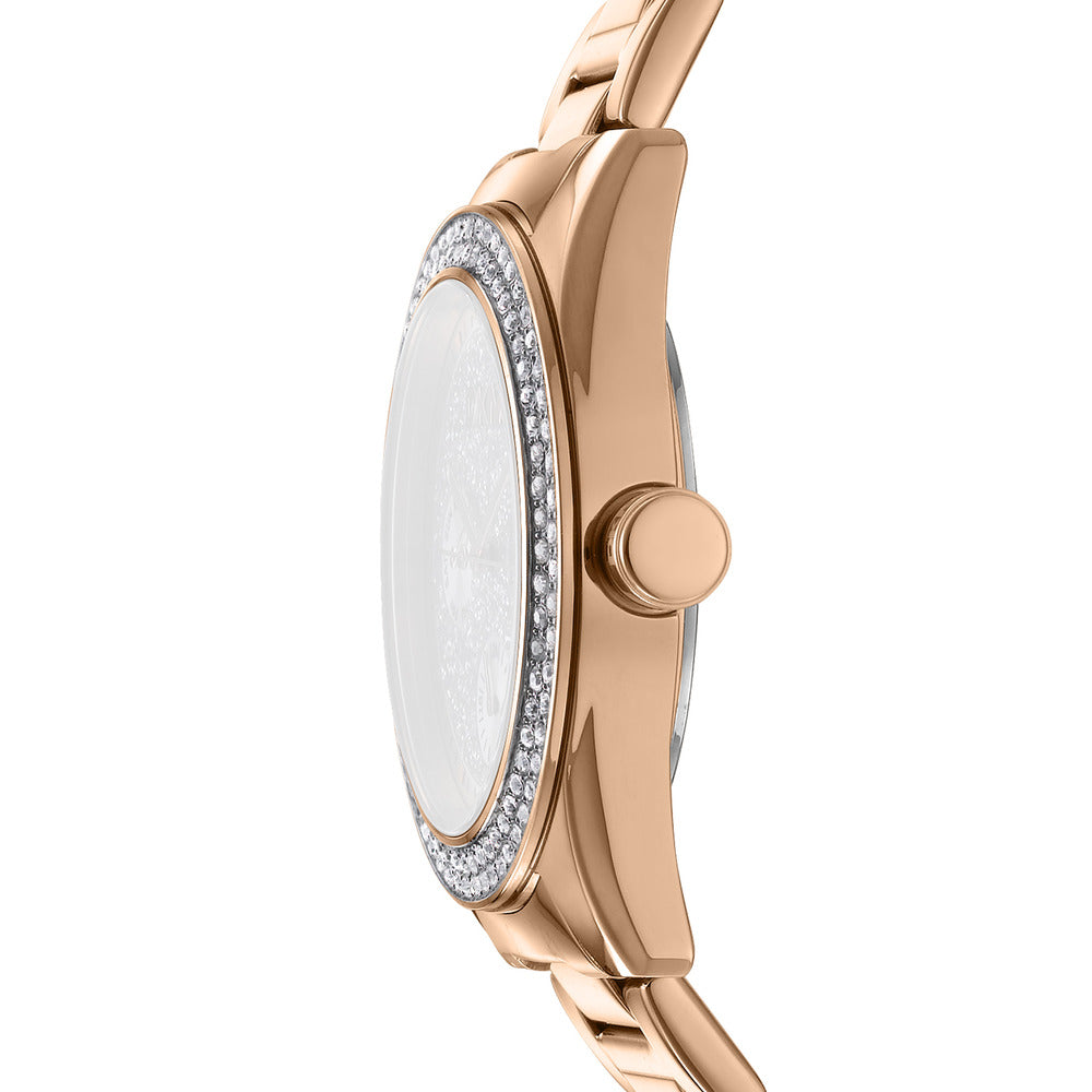 Women Chambers Multi Glitz Rose Gold 36mm Watch