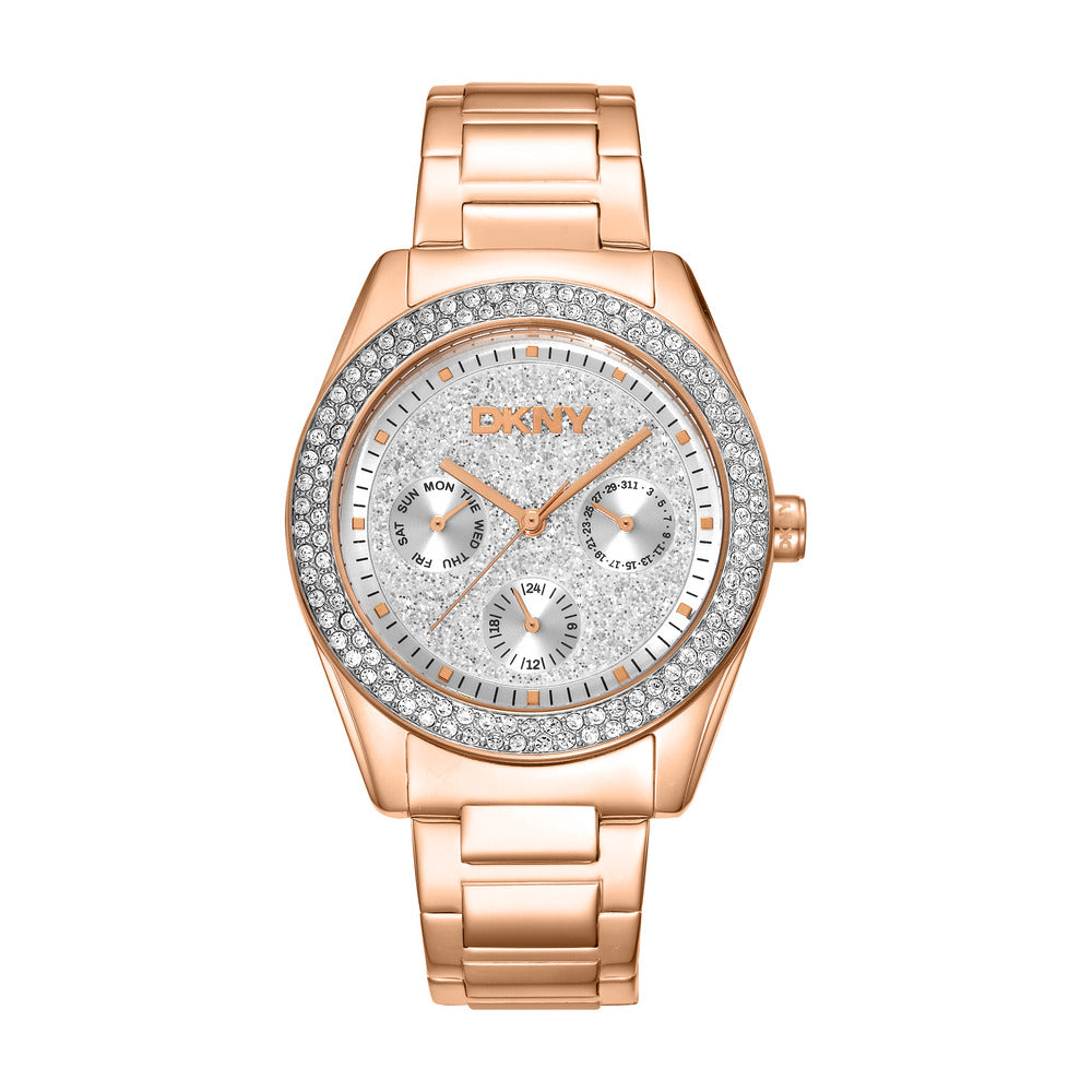 Women Chambers Multi Glitz Rose Gold 36mm Watch