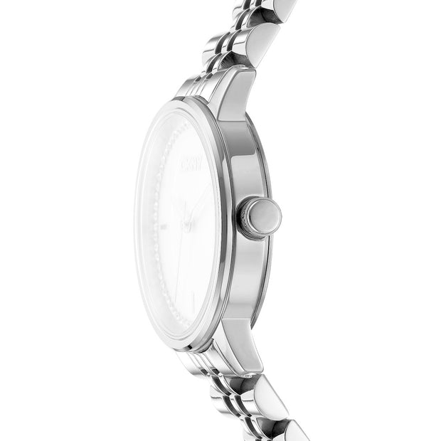 Women Silver 30mm Watch