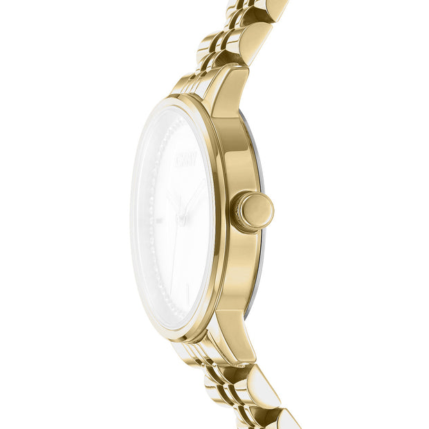 Women Gold 30mm Watch