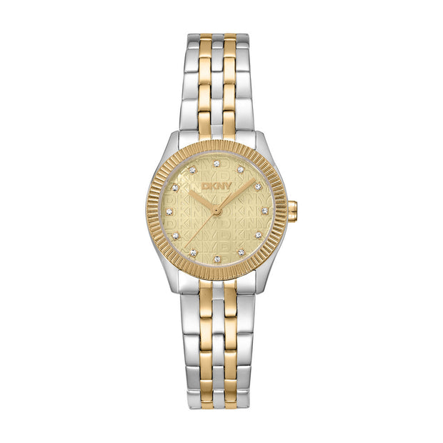 Women Logo Two Tone Watch