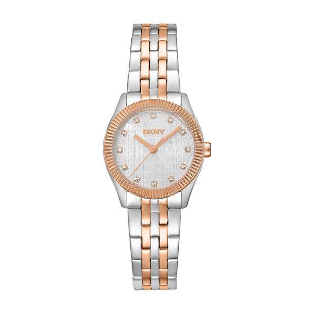 Women Logo Two Tone Watch