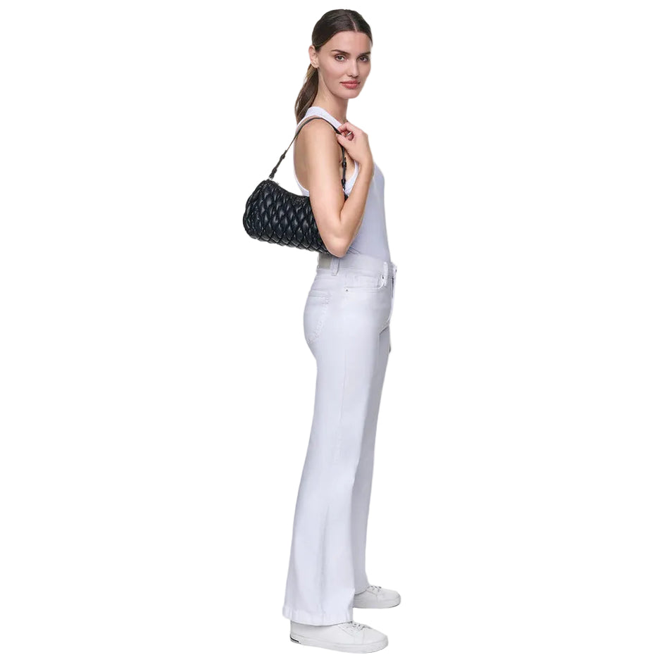 Women Remy Top Zip Shoulder Bag