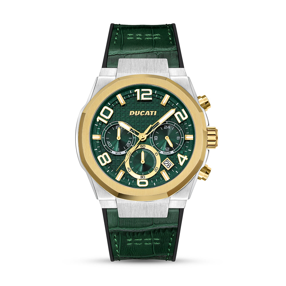 Ducati Dt006 Green Dial Gold Case Green Strap