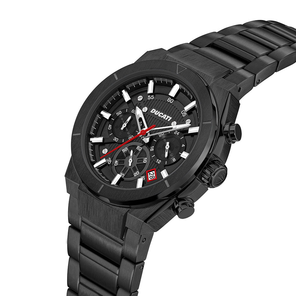 Men Ducati Black 43.5mm Watch