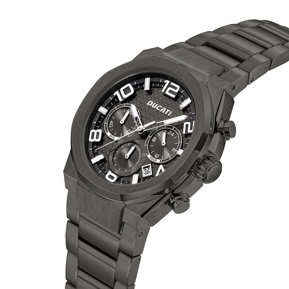 Men Ducati Gun Metal 43.5mm Watch