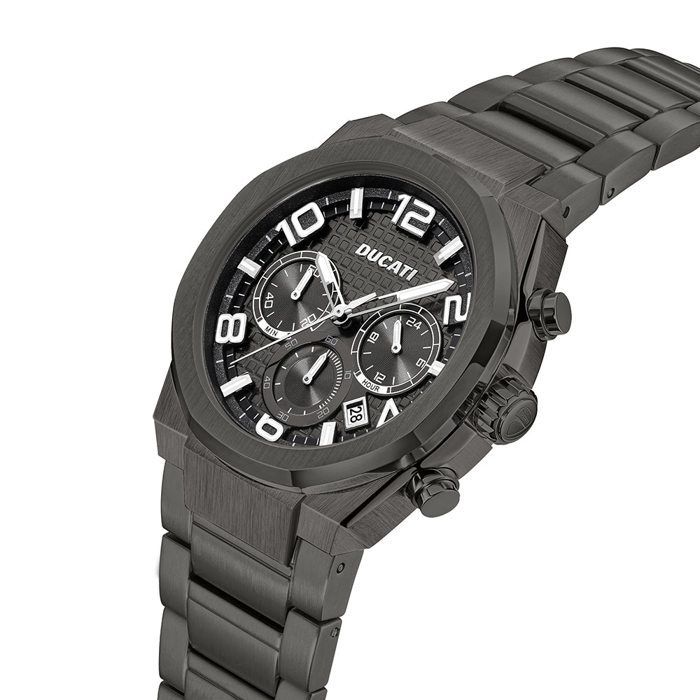Men Ducati Gun Metal 43.5mm Watch