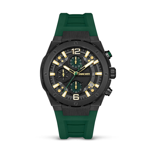 Ducati Dt003 Green Dial Black Case Green Strap