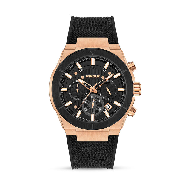 Men Ducati Black 43.5mm Watch