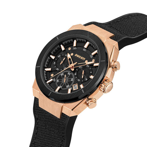 Men Ducati Black 43.5mm Watch