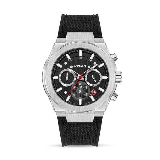 Ducati Dt004 Black Dial Ss Case Black Strap