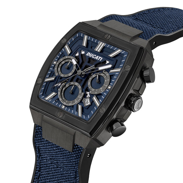 Men Ducati Black 40mm Watch