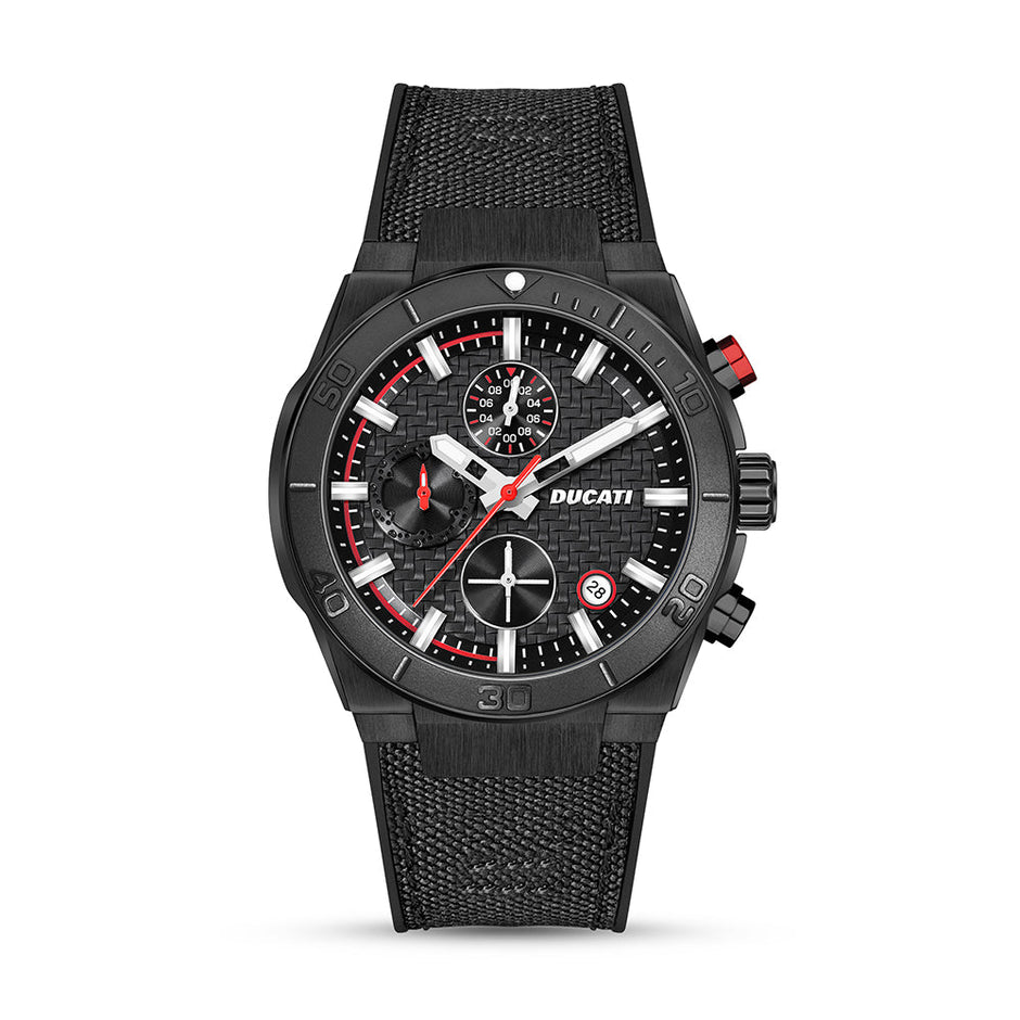 Men Ducati Black 43.5mm Watch