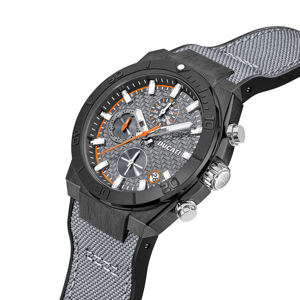 Men Ducati Black 43.5mm Watch