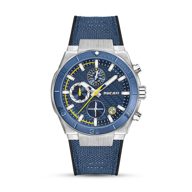 Men Ducati Blue 43.5mm Watch