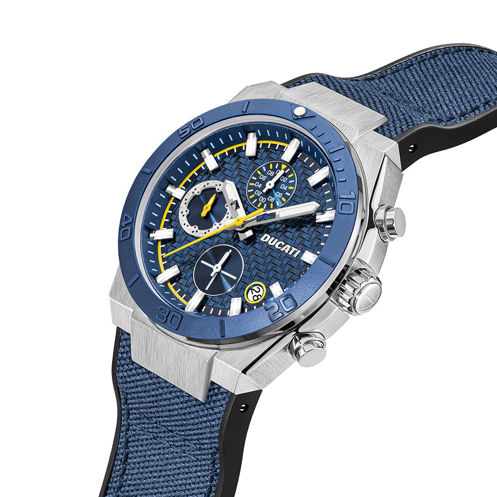 Men Ducati Blue 43.5mm Watch