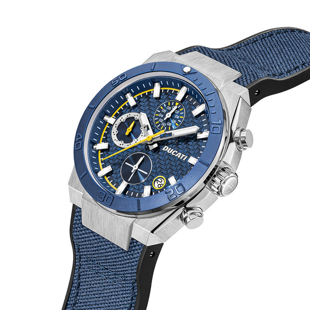 Men Ducati Blue 43.5mm Watch